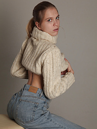 Find-Best-Teens.com presents: Very shy and modest teen girl gets undressed showing off her fresh and natural naked body