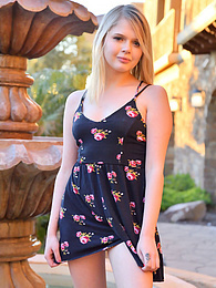 Find-Best-Teens.com presents: Blonde american covergirl Coco Lovelock bares herself before masturbating