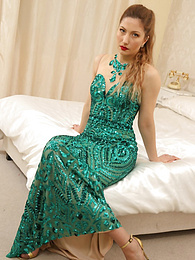 Find-Best-Teens.com presents: Sexy british teen Stephanie Bonham Carter removes her dress and displays her bare skin