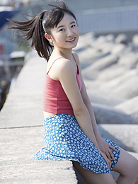 Find-Best-Teens.com presents: Asian teen Chisaki Morito demonstrates her tiny tits and demonstrates her exposed body outdoors